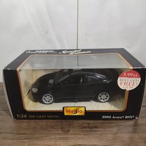 Maisto Special Edition 1/24 2002 ACURA RSX BLACK Diecast